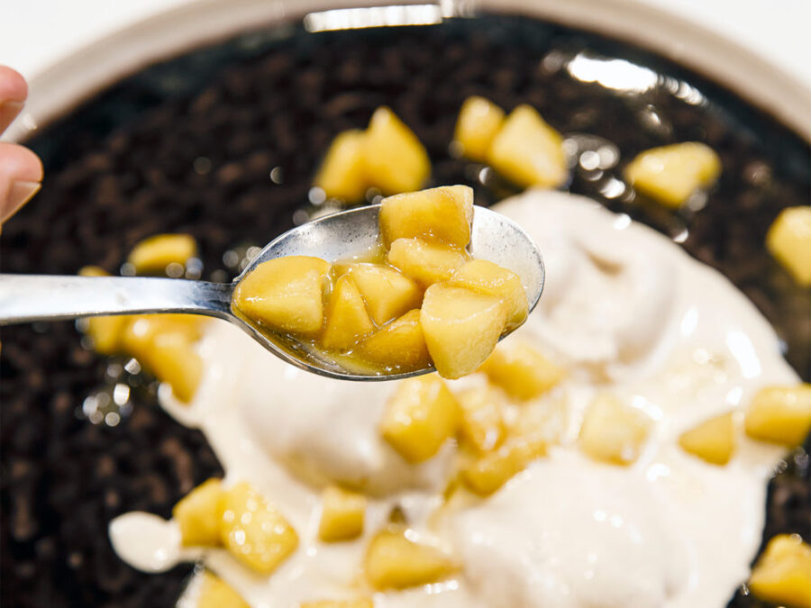 Ulrike Schneider's Zimtparfait mit Bratäpfeln